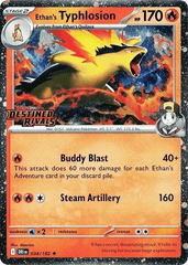 Ethan's Typhlosion - Prerelease- 034/182 - Holo Rare